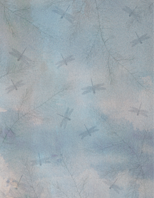 Serene Dragonfly Botanical