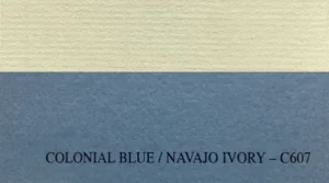 Colonial Blue / Navajo Ivory