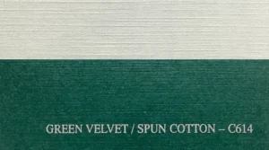 Green Velvet / Spun Cotton