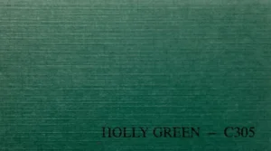 Close-up of Holly Green C305 80lb cover cardstock with subtle linear texture.