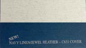 Navy Linen / Jewel Heather