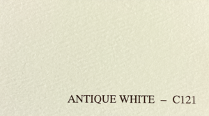 Creamy, textured cover paper. The tone is elegant and classic.